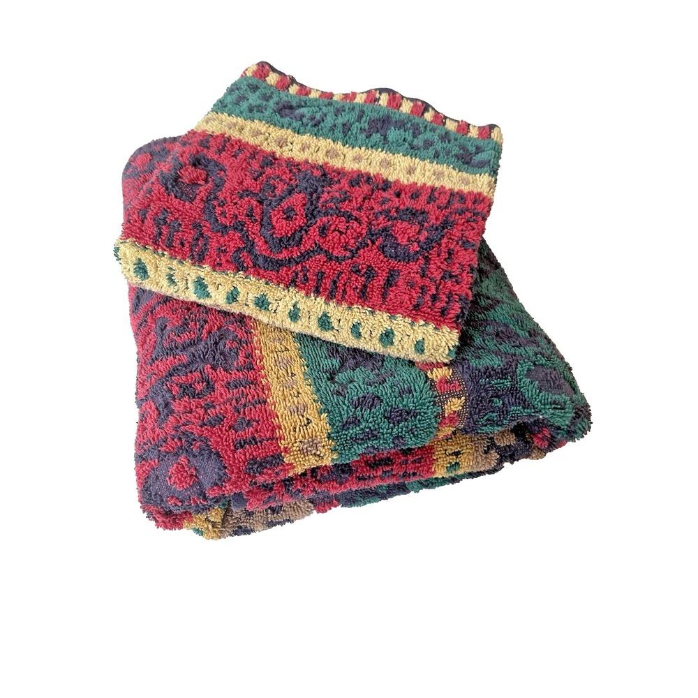 Colorful Patterned Bath Towel